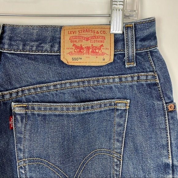 Levis 550 Vintage Relaxed Tapered Leg Mom Jeans - Picture 8 of 10